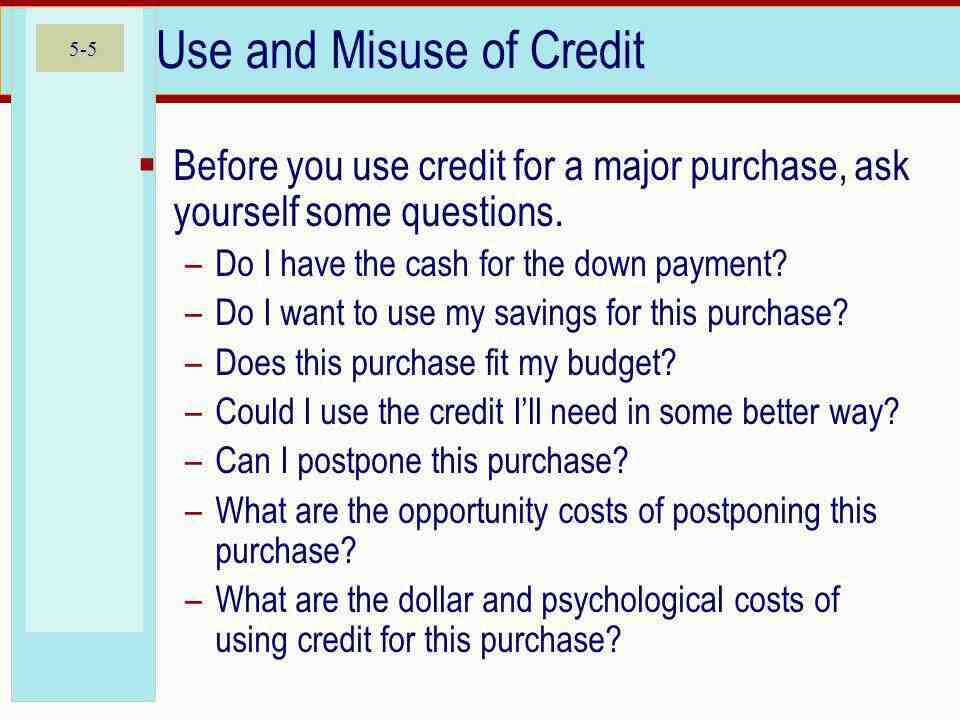 Quelle est la différence entre un crédit ?