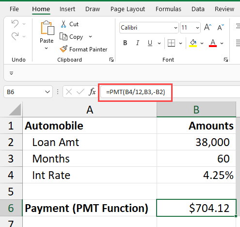 Comment calculer un emprunt sur Excel ?