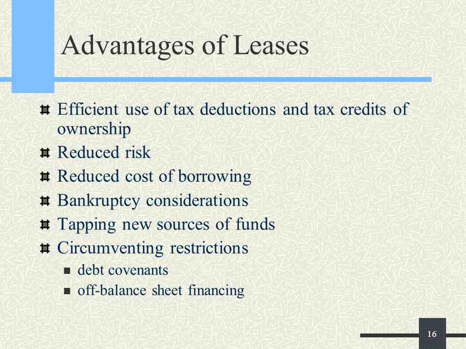 Quels sont les avantages et les inconvénients du leasing ?
